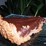 recette Tarte au chocolat noir à la fleur de sel & spéculos