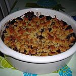 recette Crumble aux poires et au chocolat