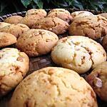 recette Cookies touron-chocolat blanc succulents