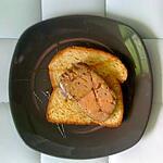 foie gras mi-cuit : recette Tartine d'automne au foie gras