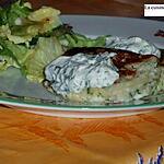 menthe : recette Galettes de poisson au safran, sauce aux herbes