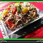 recette Salade aux graines germées et pamplemousse