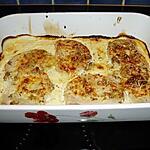recette tranche de porc à la crème et moutarde gratinée