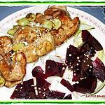 recette Foie de lotte au vinaigre balsamique et raisins blancs