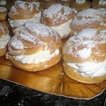 recette choux a la creme chantilly et chantilly au spéculoos