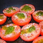 recette Tomates noisette et pistou