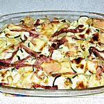 recette Mille-Feuille de courgette, p-d-t, Comté, Jambon