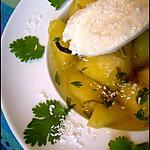 recette Nage d'Ananas à la Coriandre et Citrons verts, Sorbet Coco