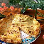 pécorino : recette tarte moelleuse au potiron