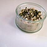 recette Verrine de thon et ses paillettes vertes