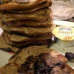 myrtilles : recette Une pile de Bluberry Blini à la Chataîgne