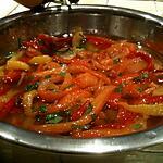 recette POIVRONS  GRILLES  A  L'HUILE  D'OLIVE
