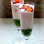 recette Bavarois aux deux saumons & pesto persil épinard