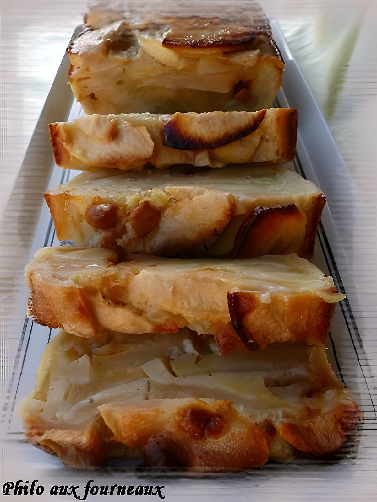 recette Cake aux pommes & pépites de caramel