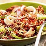 recette Salade de riz aux fruits de mer
