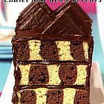 recette Gateau chalet aux deux saveurs
