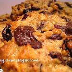 recette Cookies chocolat fruits secs
