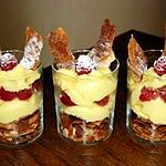 recette millefeuille de framboises en verrines