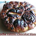 recette brioche raisins chocolat blanc