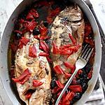 recette Daurade au four à l'ail et vinaigre