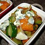 courgette : recette Courgette & courge confites au roquefort
