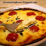 Crème brulée : recette Crème brulée aux tomates cerises et au jambon  fumé