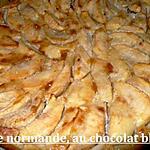 recette tarte normande, au chocolat blanc