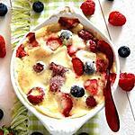 gratin facile : recette Gratin de fruits rouges