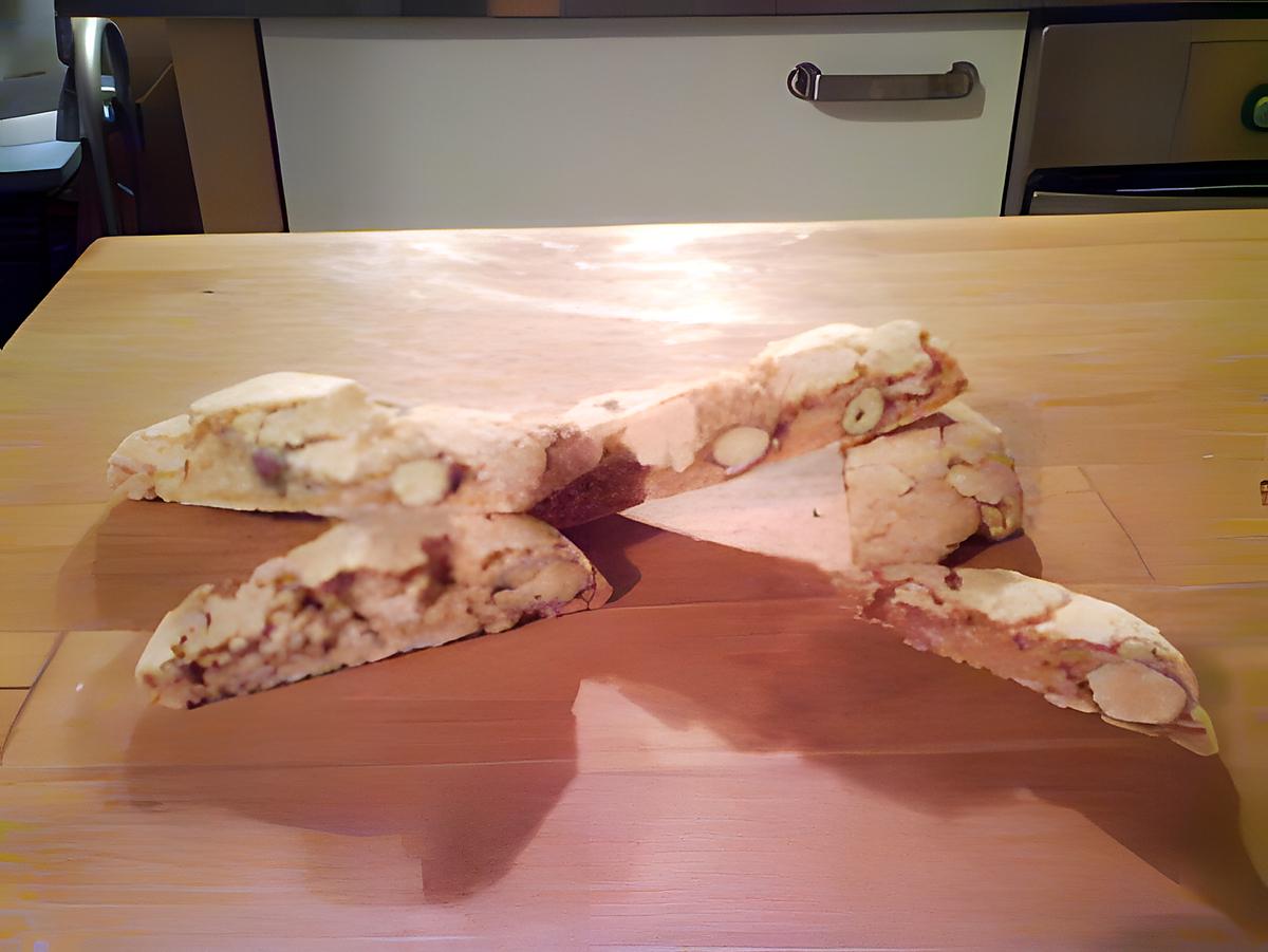 recette Croquants aux amandes (Cantuccini)