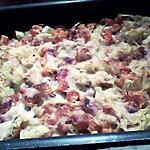 recette COURGE ET PATES EN GRATIN