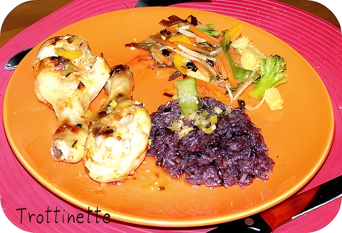 recette Pilons de poulet à la citronnelle