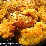 recette Crumble de boudins blancs aux pommes