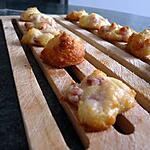 recette Bouchées parmesan-lardons