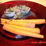 recette Filet mignon sauce charcutière & carottes glacées