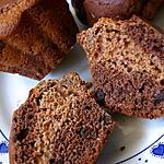 recette Muffins chocolat et pâte de dattes