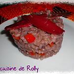 recette Risotto au vin rouge