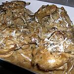 recette Poulet aux amandes et au parmesan