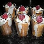 recette verrine charlotte aux framboises