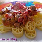 recette Pasta aubergines, jambon cru, ricotta