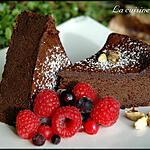 Gâteau crémeux chocolat et cardamome