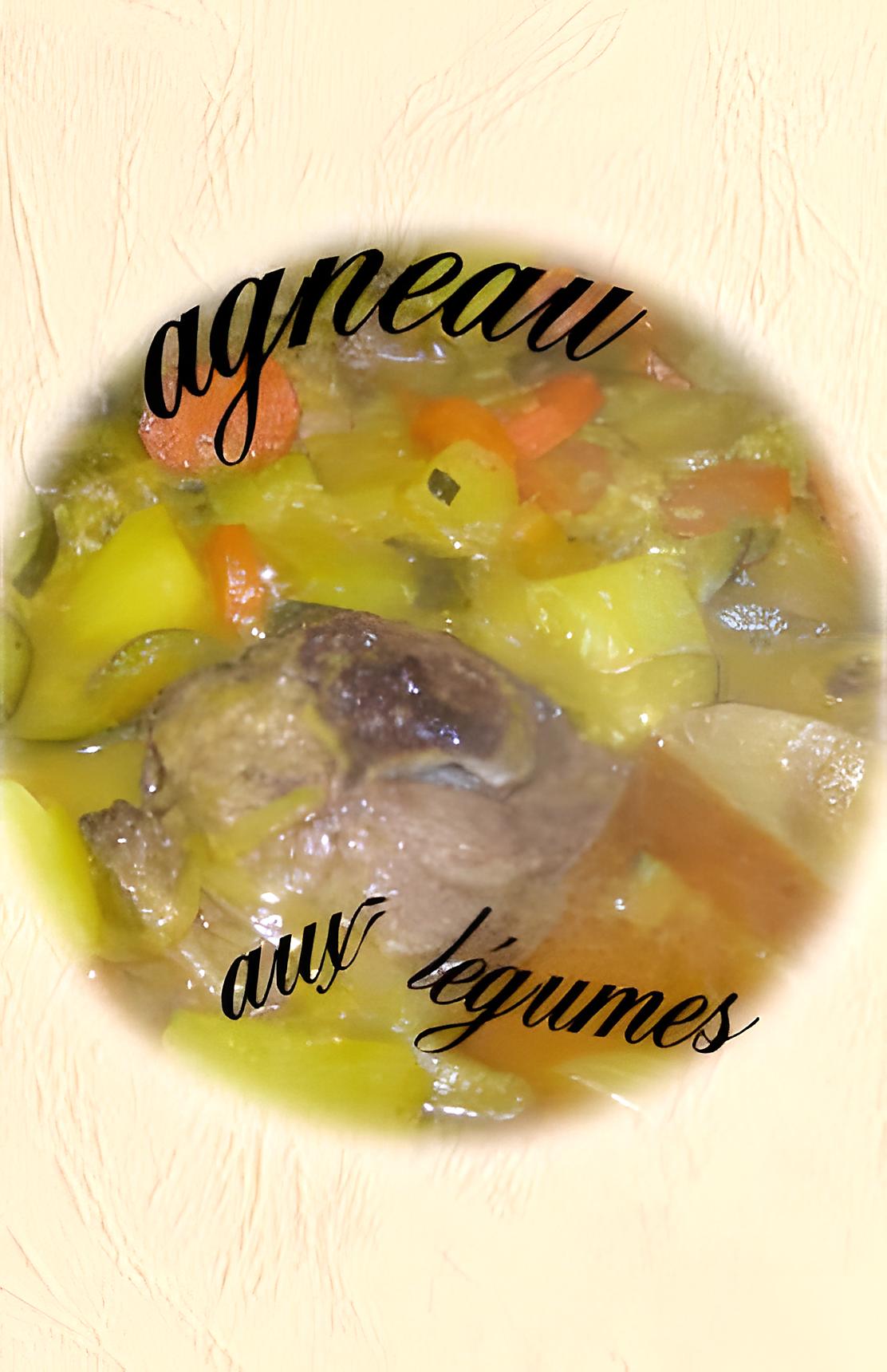 recette agneau aux légumes