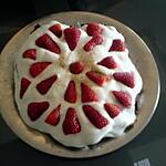 recette gateau des amoureux (fraisier au chocolat)