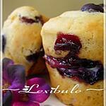 Muffins au coeur de philadelphia et aux bleuets