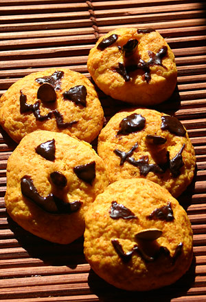 Cookies d'halloween au potimarron
