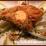 recette croustillant de Chavignol sur lit d endives aux noix et noisettes