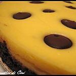 recette Cheesecake au lemon curd truffé de chocolat