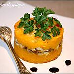 Parmentière de potiron et poulet