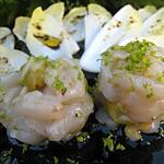 recette Tartare de saint jacques aux olives vertes