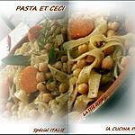 recette Pâtes et pois chiche (pasta e ceci, recette italienne)