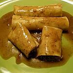 recette CANNELLONI DE QUEUE DE BŒUF